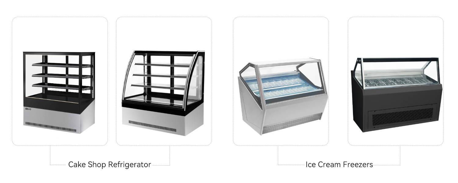 casier à gâteaux et casier à glaces