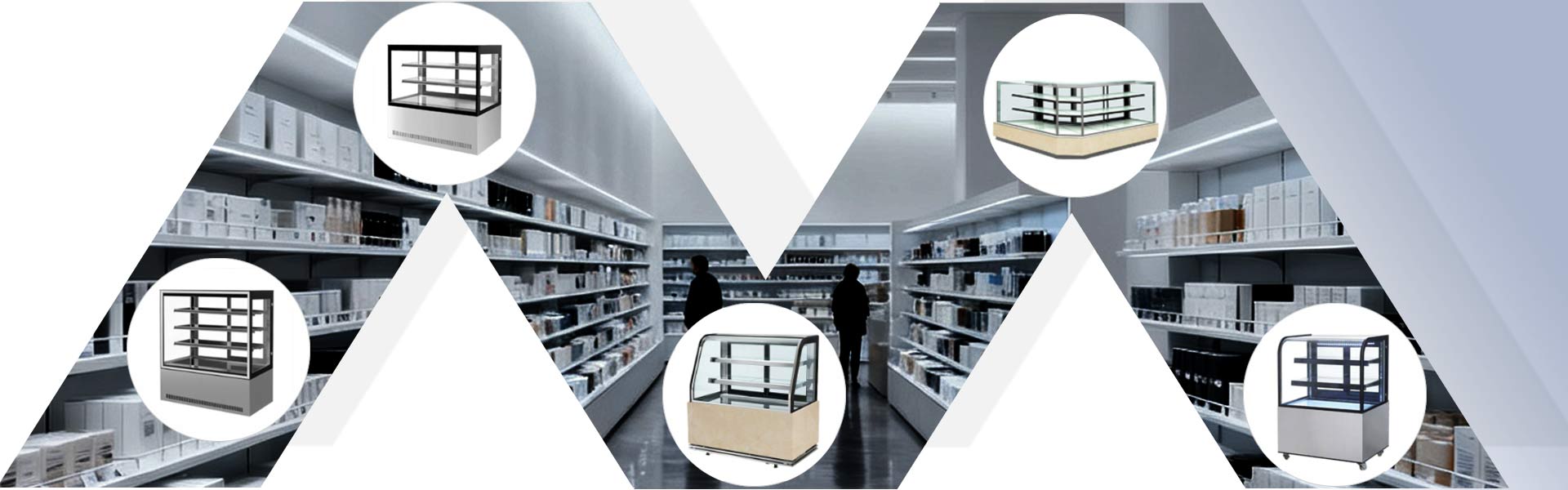 витрина для коммерческого холодильного торта 