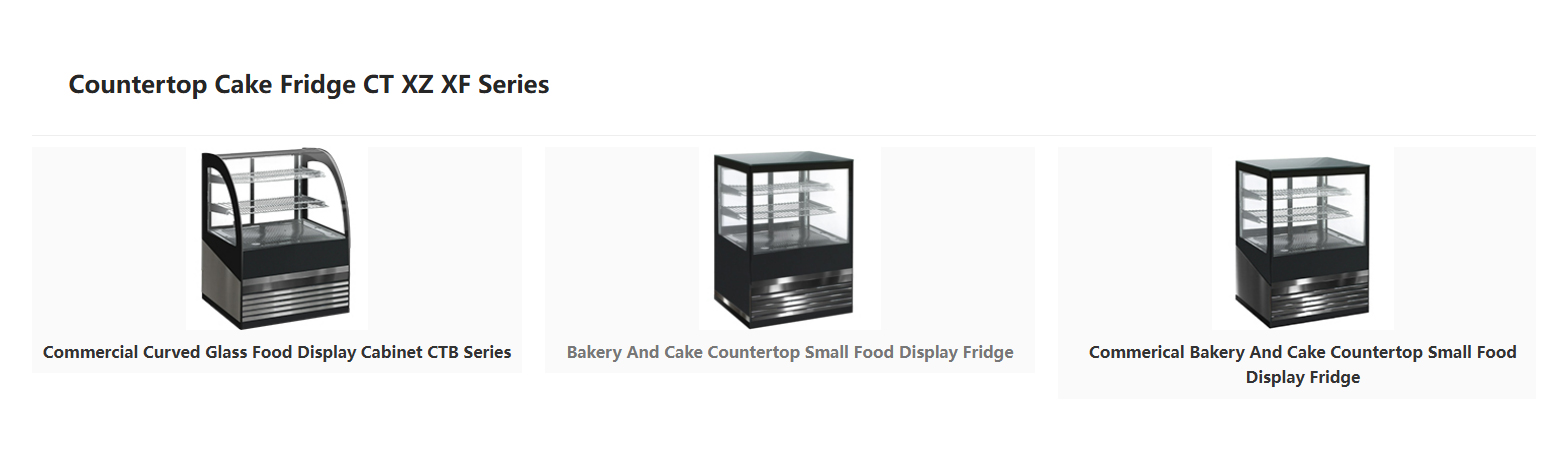 Countertop cake chiller