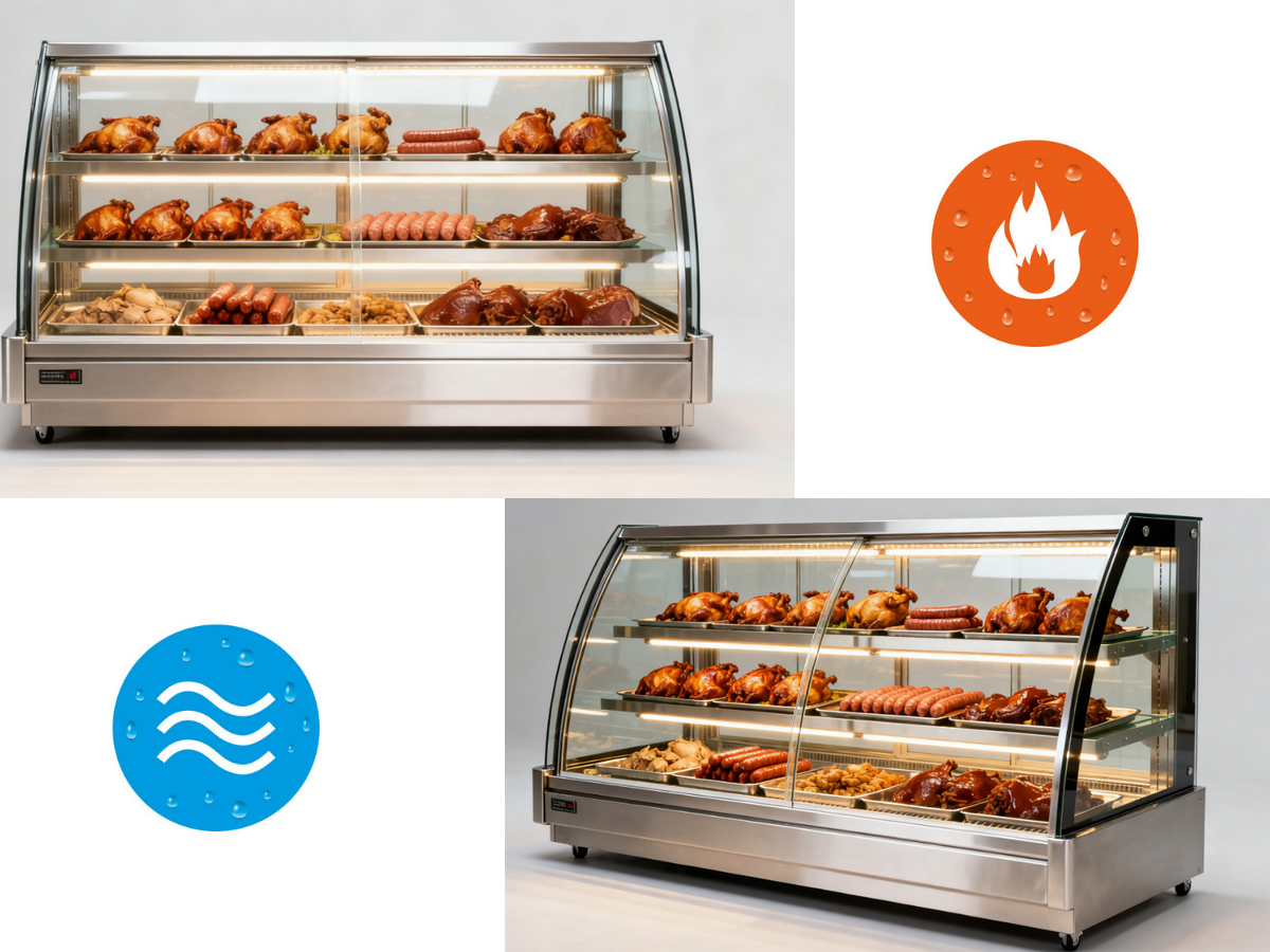 Cooked Food Display Cabinet