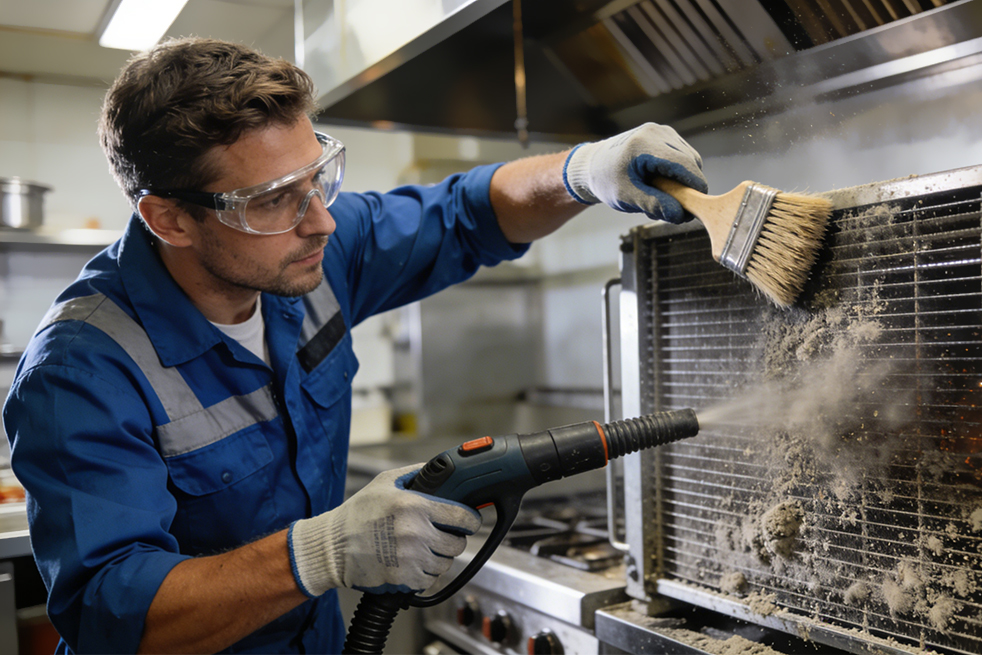 Конденсатор, сильно забитый пылью