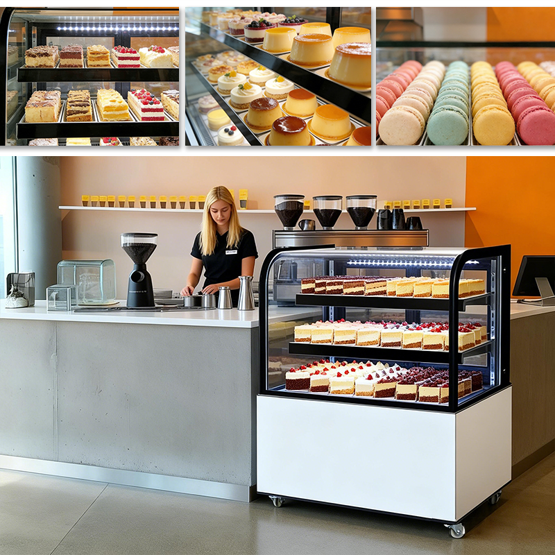 केक डिस्प्ले कैबिनेट