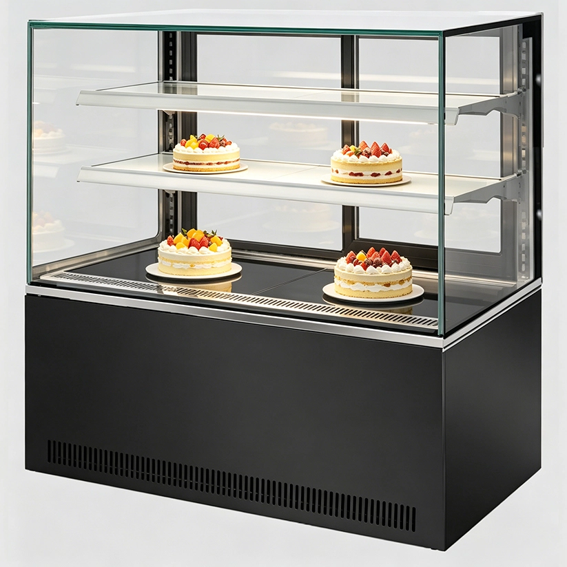 floor standing cake cabinet