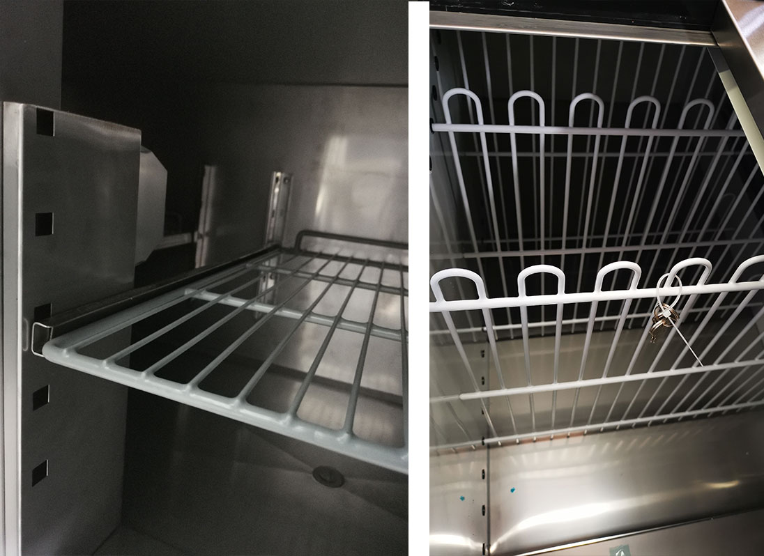 Height-adjustable shelf