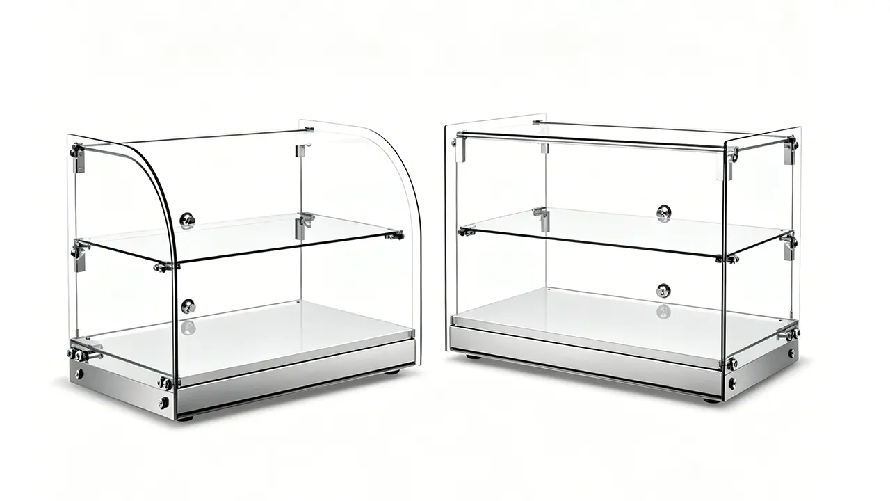 Double-Layer Medium-Capacity Dessert Display Case