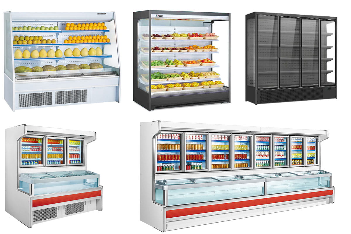 open chiller for fruit 