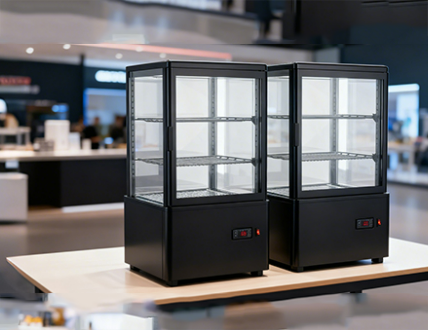 A58L Upright display cabinet