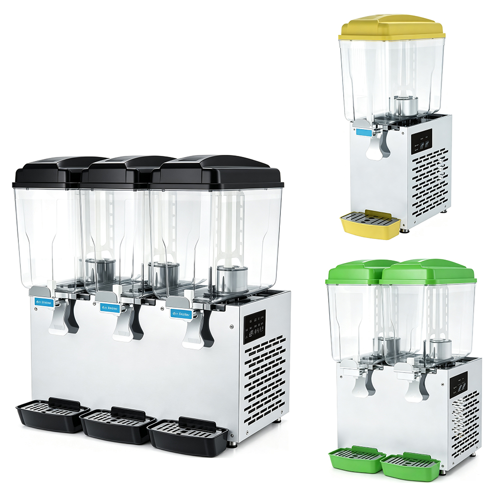 Three Beverage Dispensers