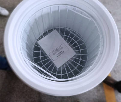 Barrel Can Cooler 2 Baskets Stacking Inside