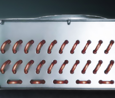 Copper evaporative condenser