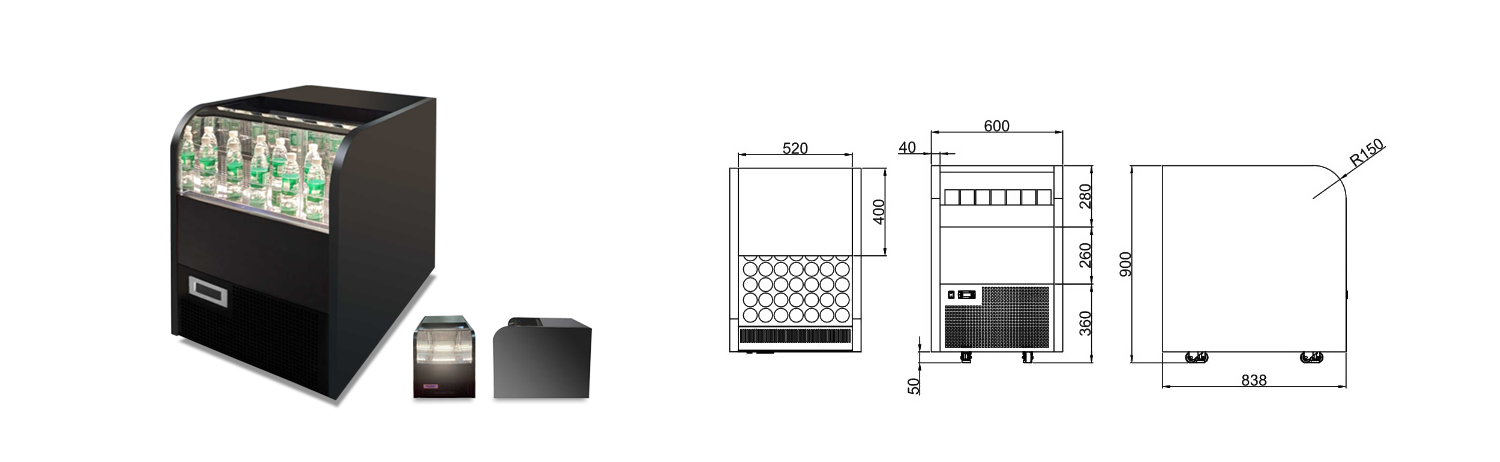 TOC-85 Refrigerated Counter Specifications
