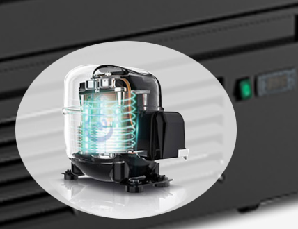 RTS Air-Cooled Display Cooler Compressor Feature