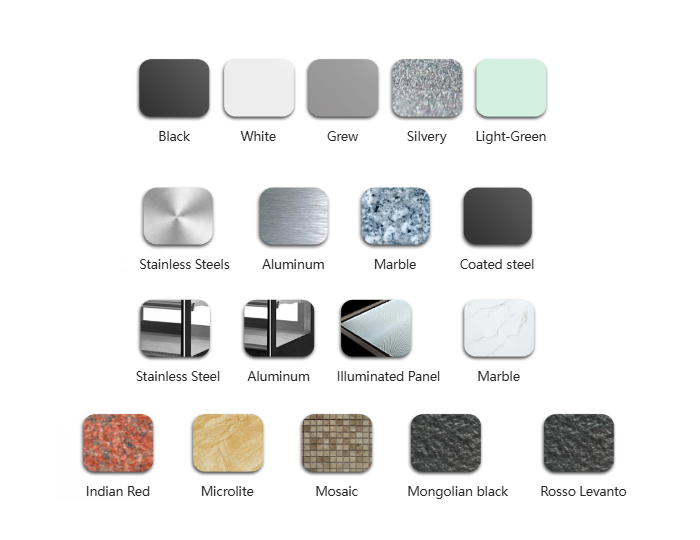 Multi-material selection