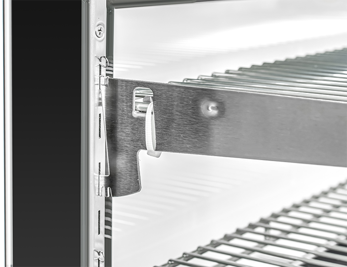 Stainless steel shelf