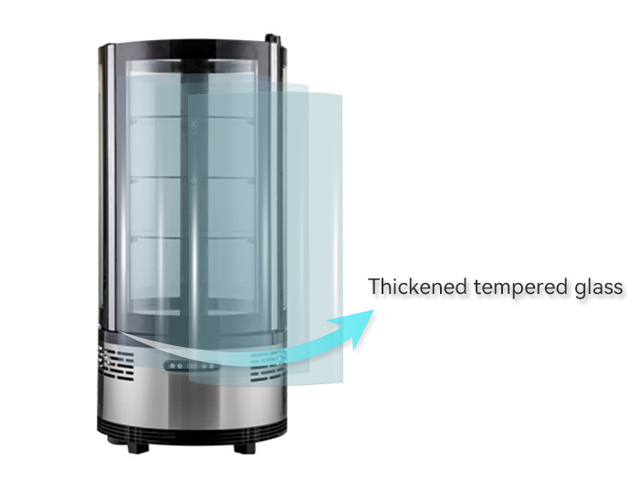 Thickened tempered glass