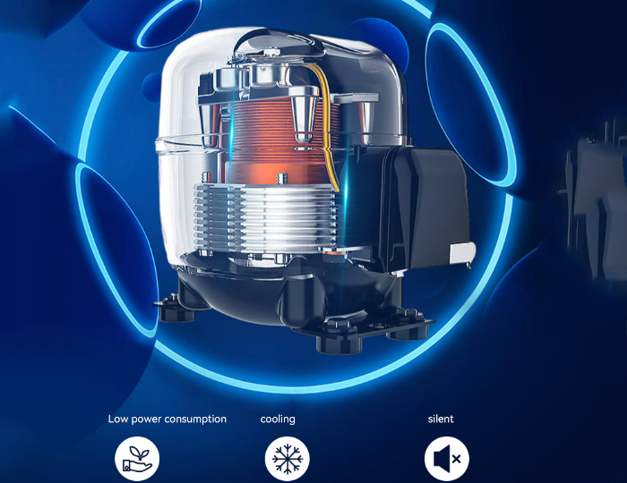Low power consumption and silent